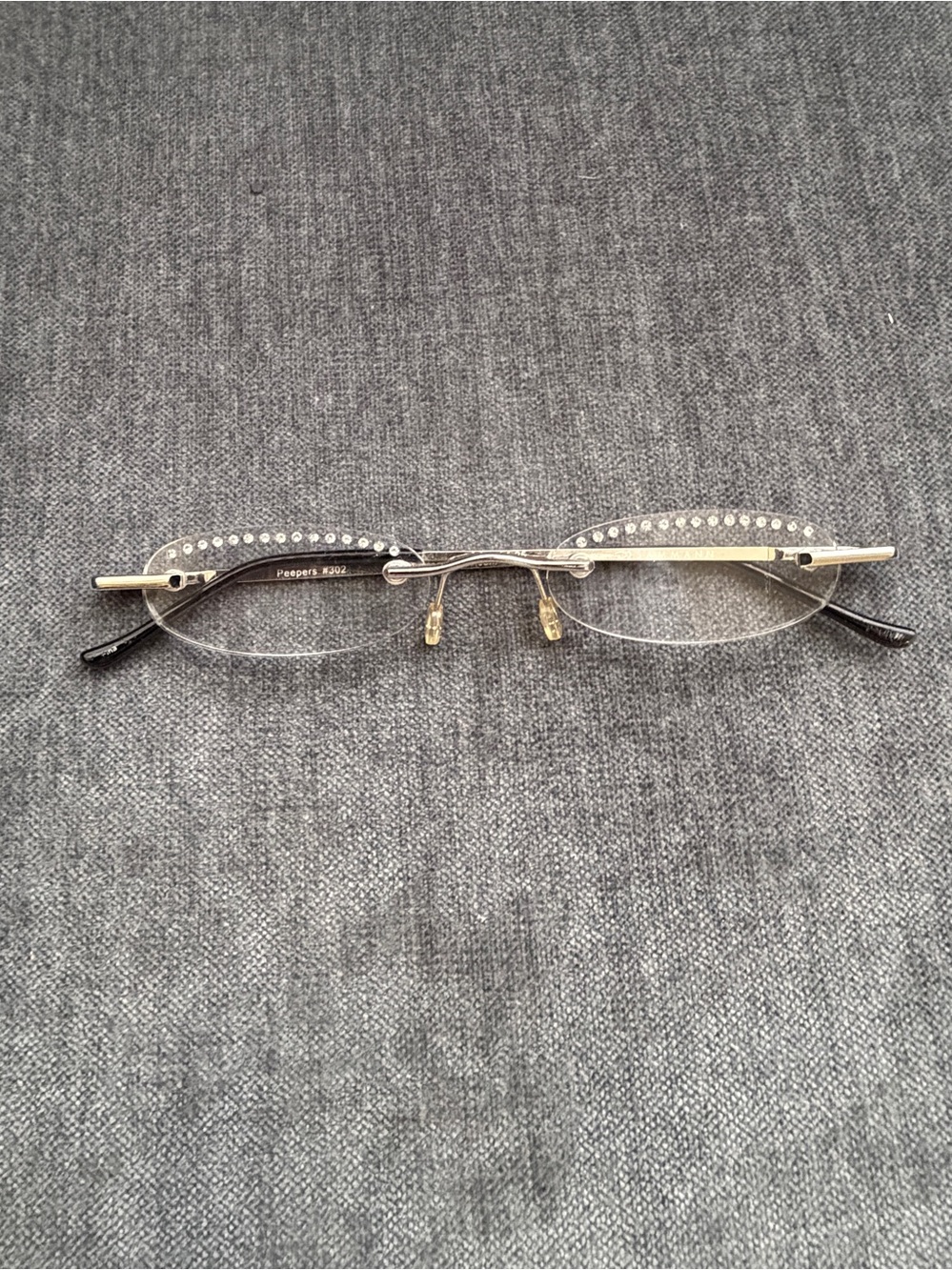 Peepers Readers with Rhinestones +1.25